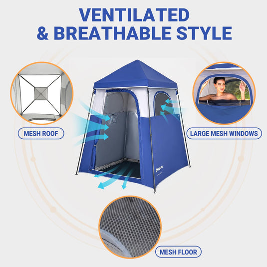 KingCamp Outdoor Shower Tents for Camping Portable Instant Pop Up Privacy Tent