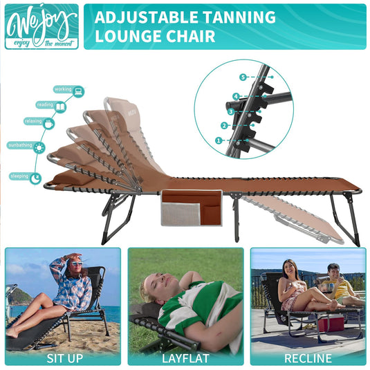 WEJOY 3-Folding Lounge Chair