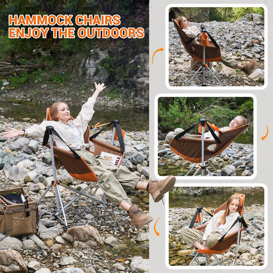 KingCamp Hammock Camping Swinging Recliner Chair 2pack