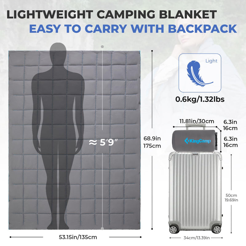 Load image into Gallery viewer, KingCamp BLANKET SMART 150 Camping Blanket
