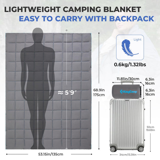 KingCamp BLANKET SMART 150 Camping Blanket