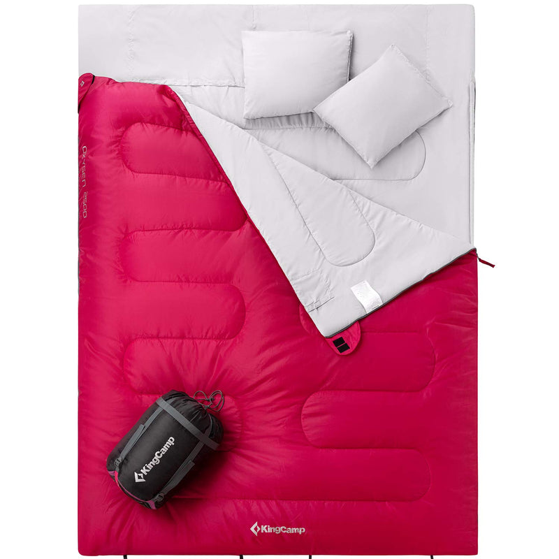 Load image into Gallery viewer, KingCamp OXYGEN 250D Sleeping Bag-Envelope With Double Hood
