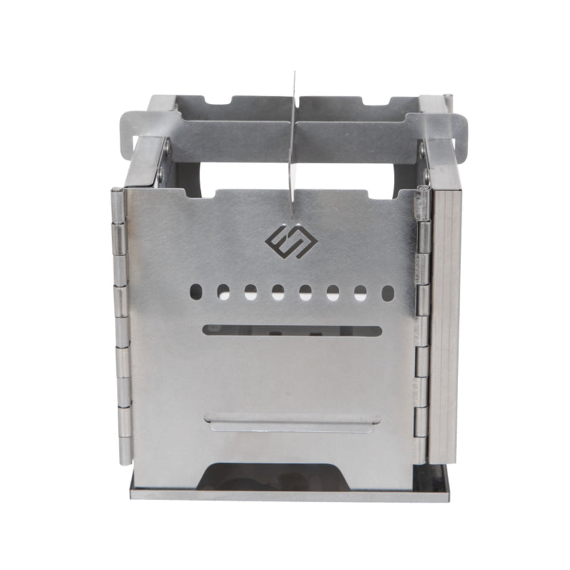 Load image into Gallery viewer, Cook&#39;n&#39;Escape Ultralight Wood Stove – Portable Titanium Grill &amp; Secondary Burn Camp Stove
