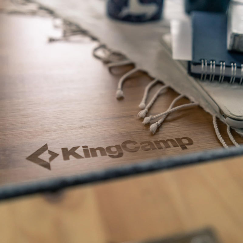 Load image into Gallery viewer, KingCamp 2-Folded Bamboo Table
