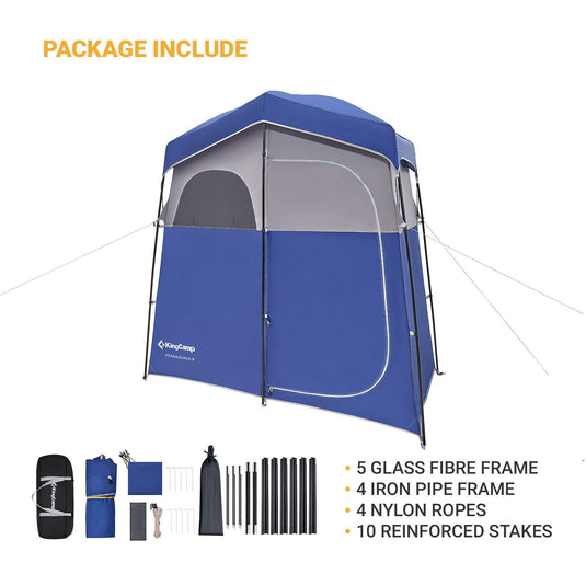 KingCamp MARASUSA Double Shower Tent