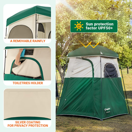 KingCamp MARASUSA Double Shower Tent