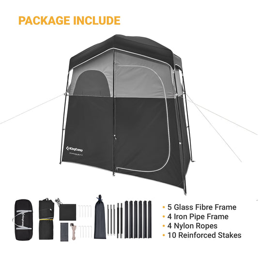 KingCamp MARASUSA Double Shower Tent