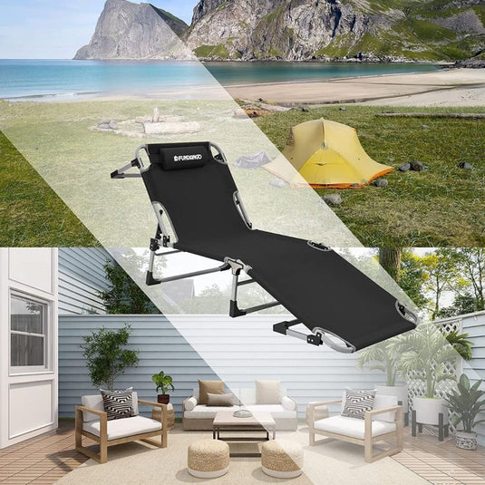 FUNDANGO CLASSIC Folding Lounge Chair and Camping Bed