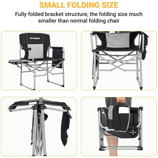 FUNDANGO Portable Director Chair