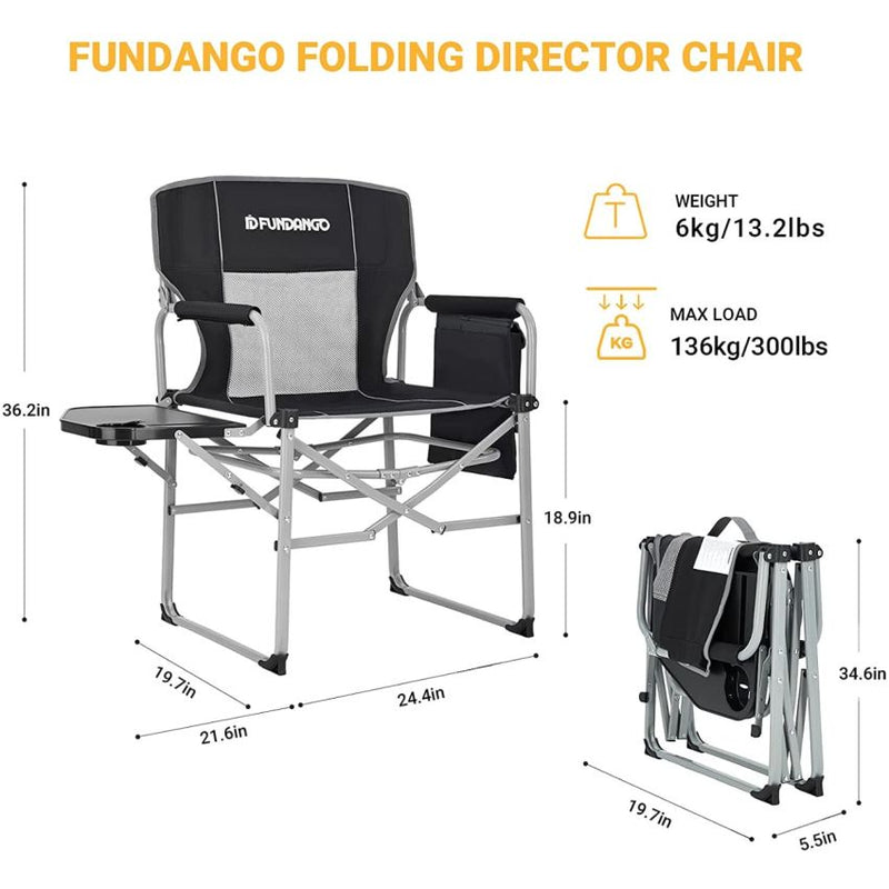 Load image into Gallery viewer, FUNDANGO Portable Director Chair
