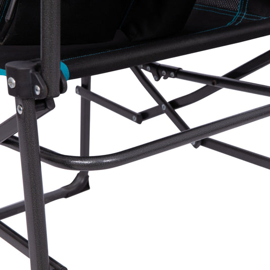 FUNDANGO FoldPro Refine L Director Chair with Side Table | Heavy Duty 440lb Capacity Camping Chair