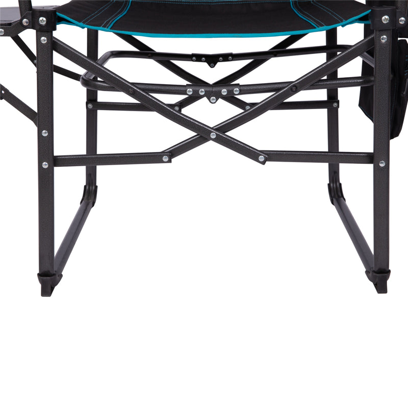 Load image into Gallery viewer, FUNDANGO FoldPro Refine L Director Chair with Side Table | Heavy Duty 440lb Capacity Camping Chair
