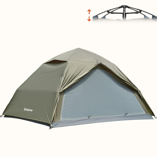 quick folding tent KingCamp Quick-Open Camping Tent – BRoadout