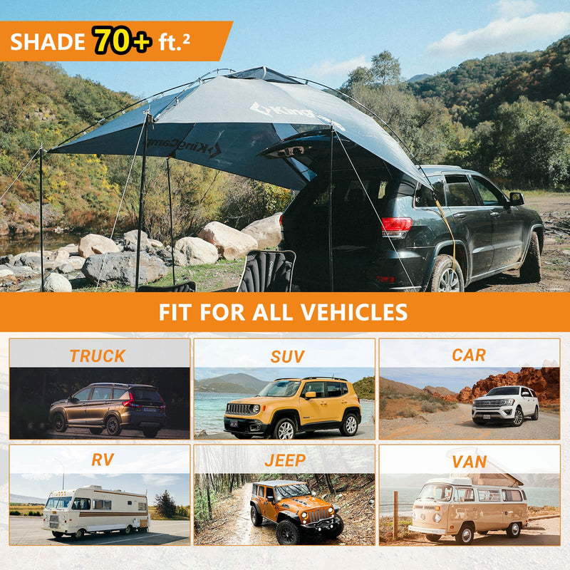 Load image into Gallery viewer, KingCamp COMPASS SUV Awning Sun Shelter Tent
