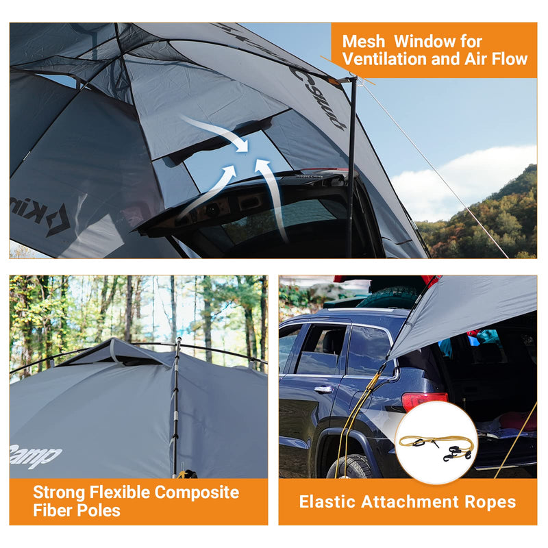 Load image into Gallery viewer, KingCamp COMPASS SUV Awning Sun Shelter Tent
