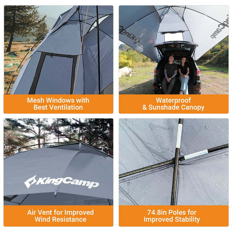 Load image into Gallery viewer, KingCamp COMPASS SUV Awning Sun Shelter Tent
