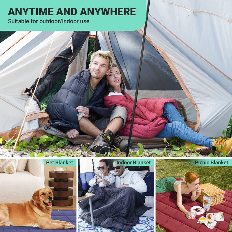 Load image into Gallery viewer, KingCamp Fluffy and Warm Camping Blanket
