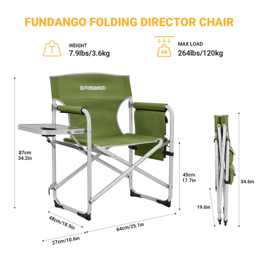 FUNDANGO Lightweight Director's Chair