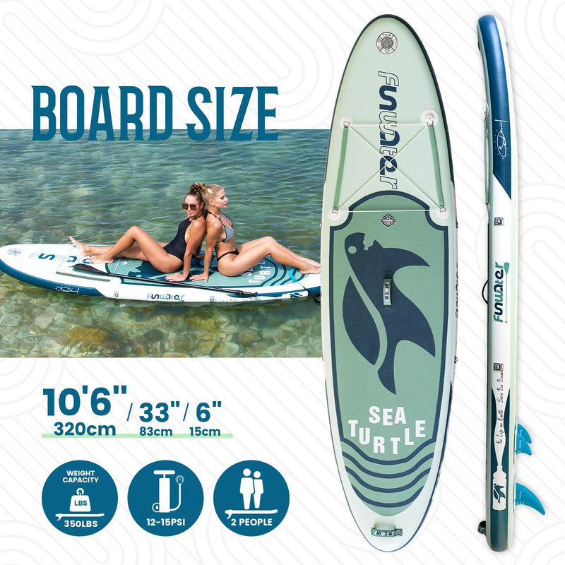 Load image into Gallery viewer, FunWater Inflatable Paddle Boards 10&#39;6&quot;
