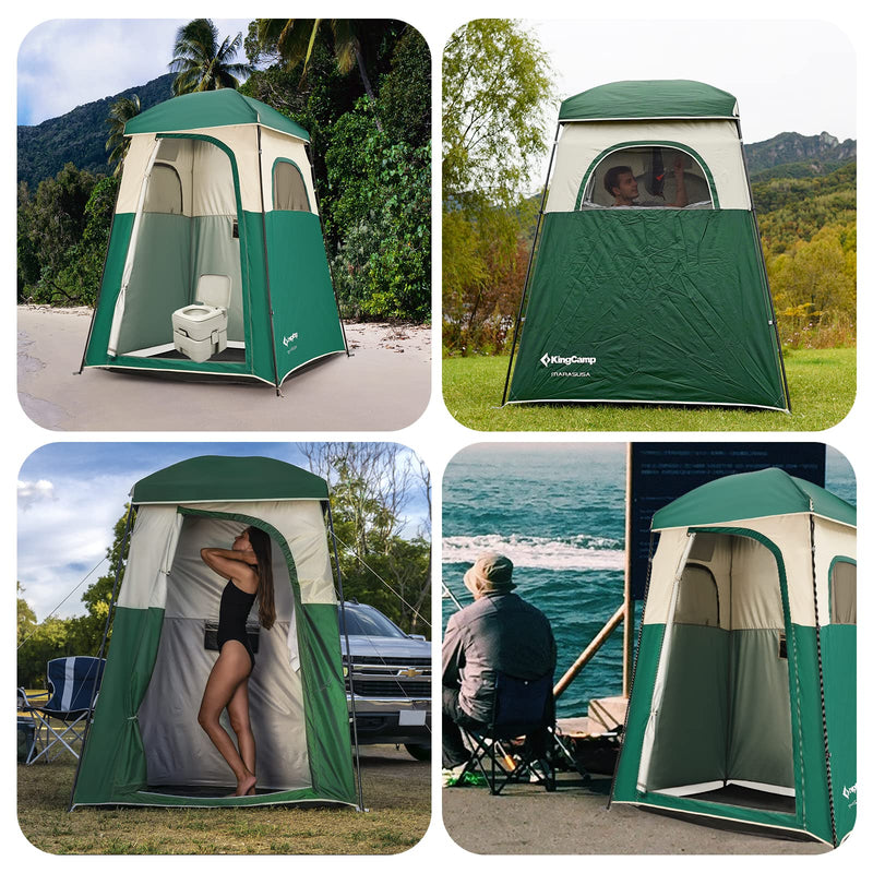 Load image into Gallery viewer, KingCamp MARASUSA Shower Tent 1 Room Design
