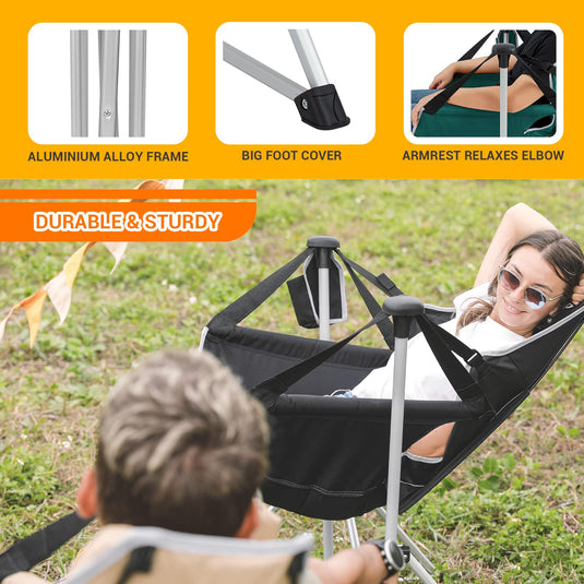 KingCamp Hammock Camping Swinging Recliner Chair 2pack