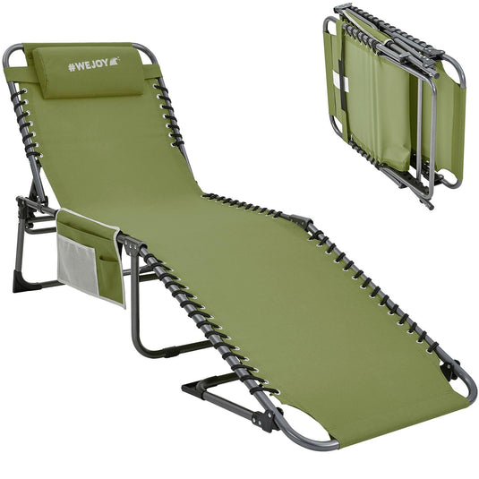 WEJOY 3-Folding Steel Cot