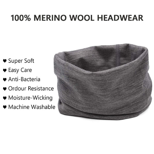 METARINO Neck gaiters Wool Neck Warmer Lightweight Face Mask