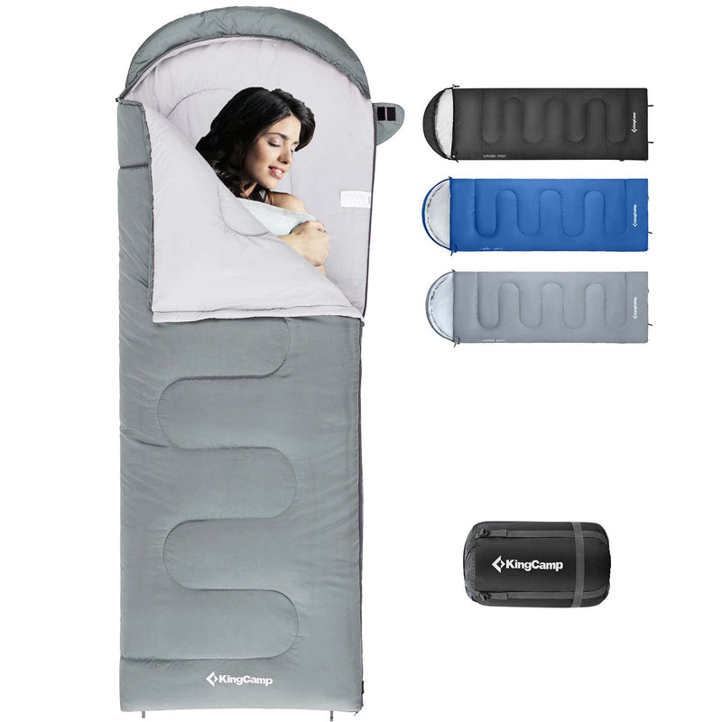 Load image into Gallery viewer, KingCamp Oasis 250 Sleeping Bag-Envelope With Hood
