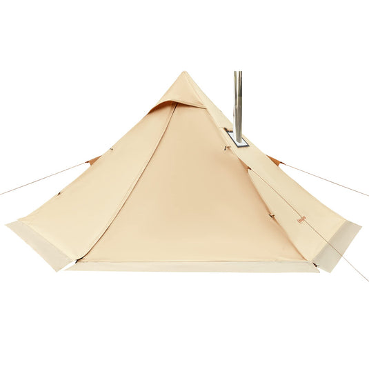 KingCamp TURINO Canvas Teepee Hot Tent with Stove Jack