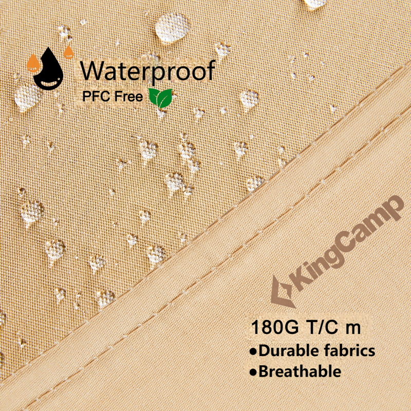 Load image into Gallery viewer, KingCamp Hexagonal T/C Camping Tarp
