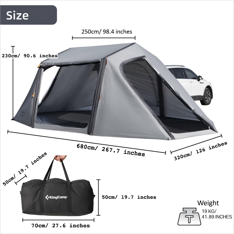 Load image into Gallery viewer, KingCamp BOUNDLESS AIR2 Inflatable Car Tent
