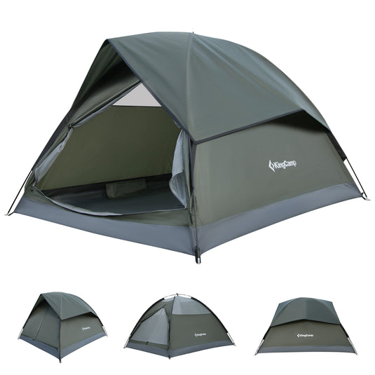 lightest 2 man backpacking tent KingCamp HOLIDAY PRO II 2-Person Camping Tent
