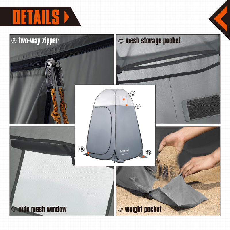 Load image into Gallery viewer, KingCamp Portable Shower Tent
