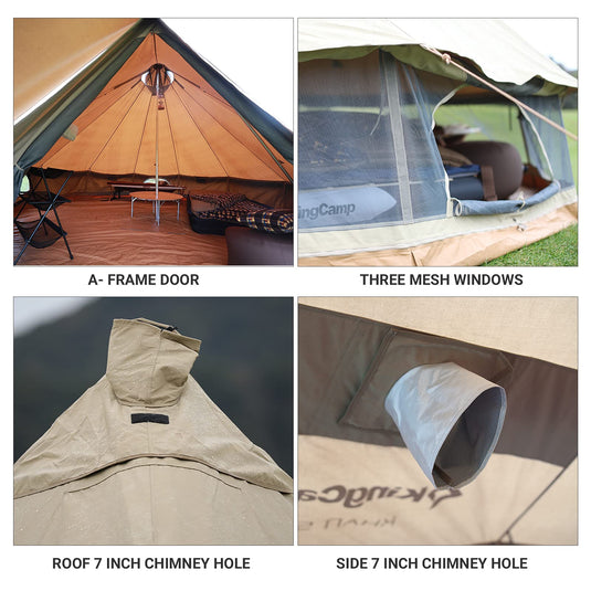 KingCamp KHAN 500 T/C Camping Tent 500