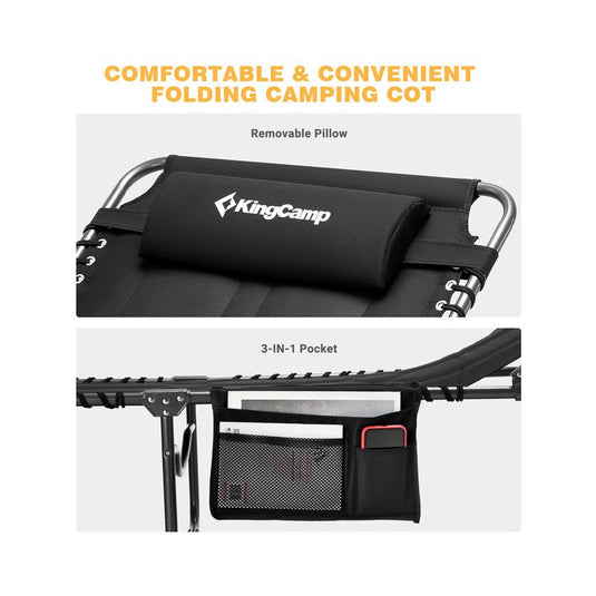 KingCamp BAVARIA Comfort Adjustable Cot