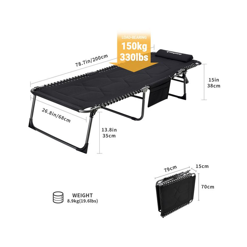 Load image into Gallery viewer, KingCamp BAVARIA Comfort Adjustable Cot

