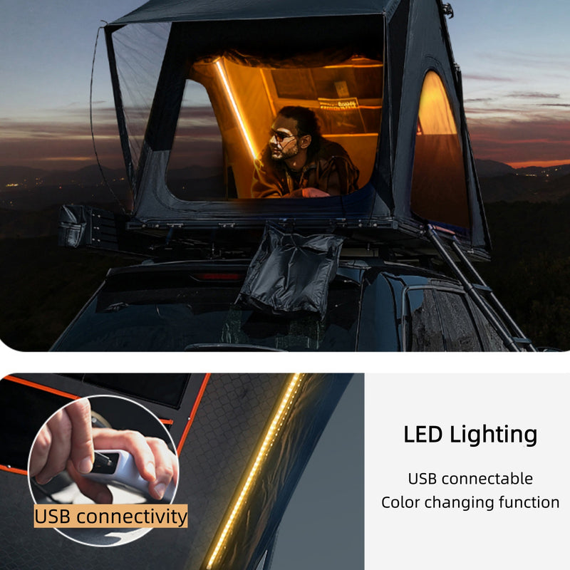 Load image into Gallery viewer, KingCamp ENDLESS 8 Rooftop Tent with Led Lighting

