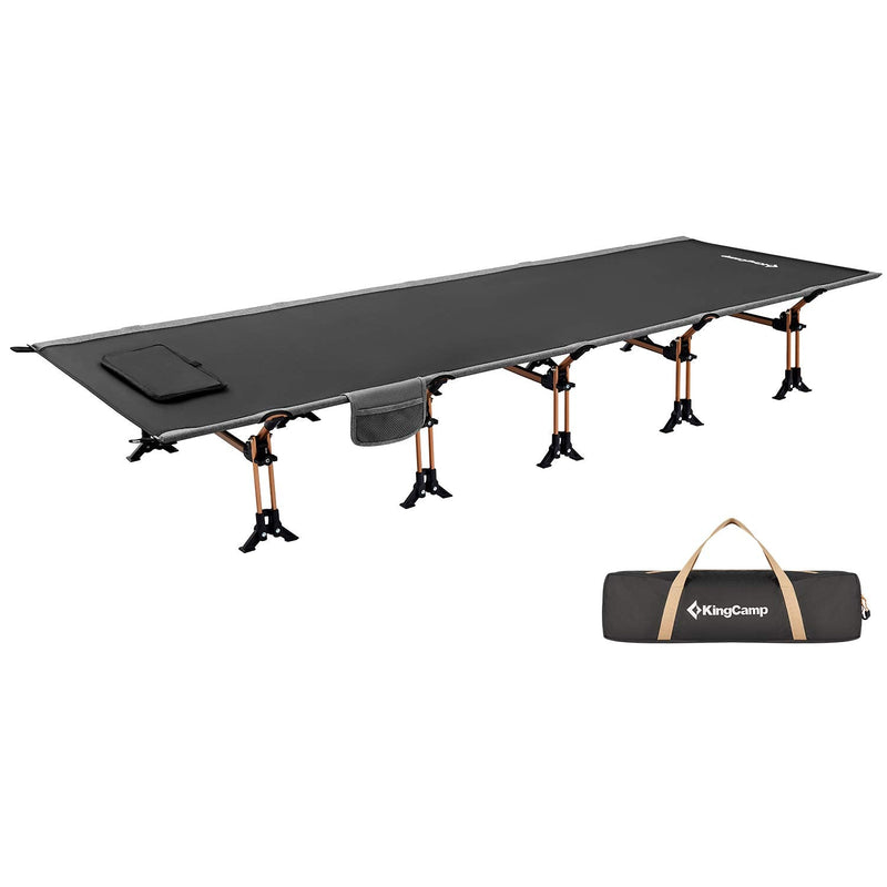 Load image into Gallery viewer, KingCamp 4-Season Camping Sleep System: Oversized Cot + 6-Zone Heated Cot Mat
