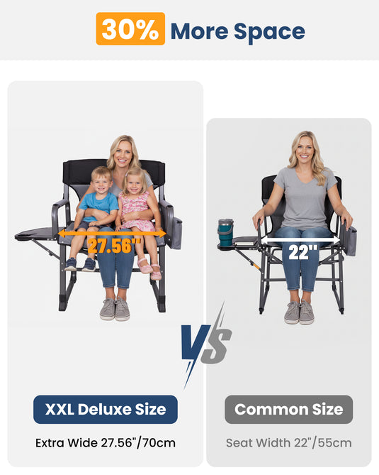 KingCamp ASH C10 XXL Heavy Duty Director's Chair