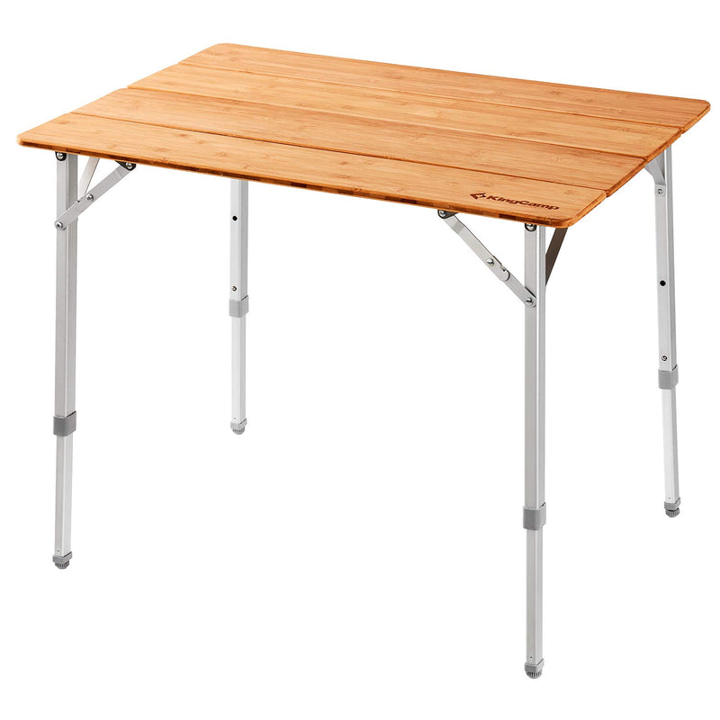 Load image into Gallery viewer, KingCamp BAMBOO 4-Folding Bamboo Table L
