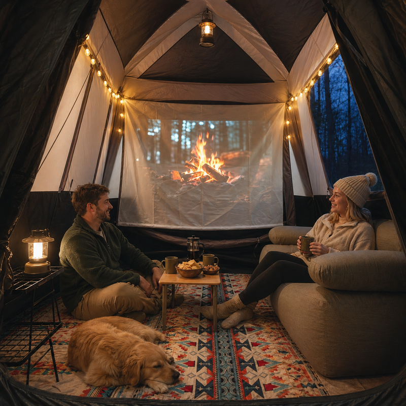 Load image into Gallery viewer, KingCamp BOUNDLESS X3 PRO Modular SUV Tent | 5-in-1 Expandable Car Camping Tent with Quick-Set Steel Frame, 5-6 Person Waterproof Shelter
