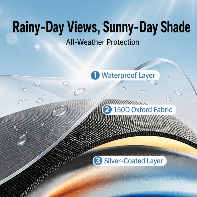 Load image into Gallery viewer, KingCamp BOUNDLESS X3 PRO Tarp | Expandable UPF50+ Canopy for SUV Tent, 15+ sq ft Waterproof Sun Shelter, Standalone or Connects to BOUNDLESS X3 PRO Camping Tent for Tailgate &amp; Overlanding
