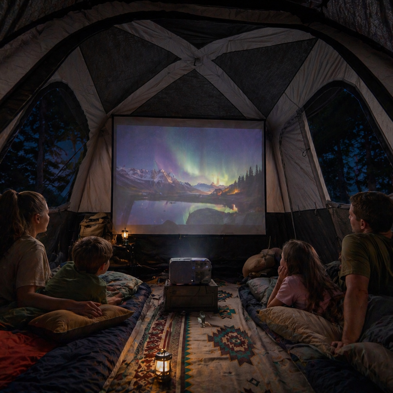 Load image into Gallery viewer, KingCamp BOUNDLESS X3 SUV Tent with Movie Screen | 5-6 Person Quick-Setup Car Camping Tent, 9.2x9.2ft Waterproof Family Shelter for Tailgating &amp; Overlanding
