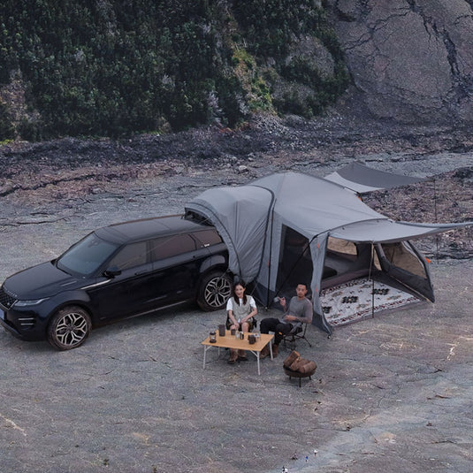 KingCamp BOUNDLESS X6 SUV Tent | 6-8 Person Waterproof Camping Tent with Vehicle Connection for Trucks, Jeeps, and SUVs