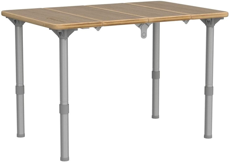 Load image into Gallery viewer, KingCamp BamAura 4Fold 6040 Compact Bamboo Coffee Table | 4-Folding Portable Camping Side Table with Adjustable Height
