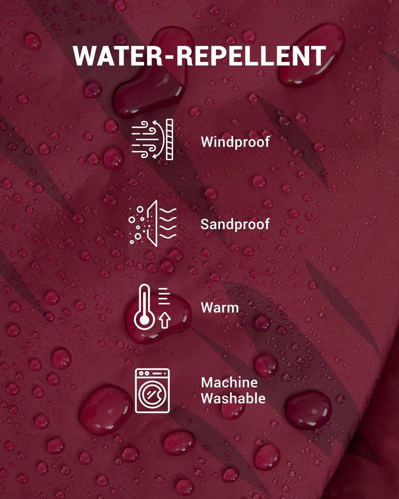 Load image into Gallery viewer, KingCamp Boho Printed Wearable Camping Blanket
