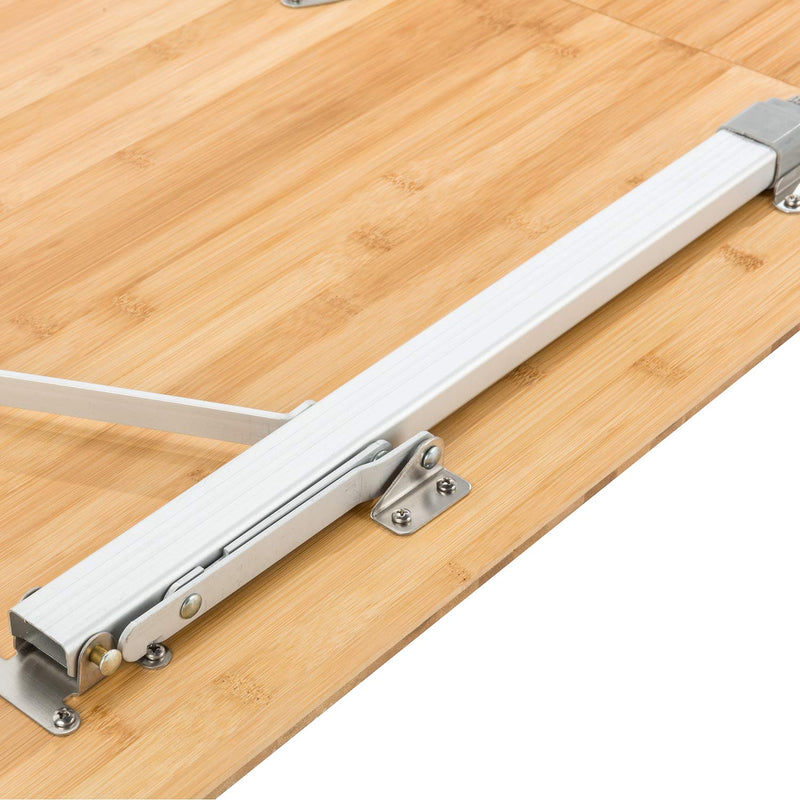 Cargue la imagen en el visor de la galería, KingCamp Compact 2-Folding Bamboo Table for 4-6 Person
