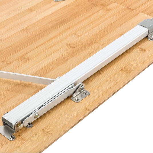 KingCamp Compact 2-Folding Bamboo Table for 4-6 Person