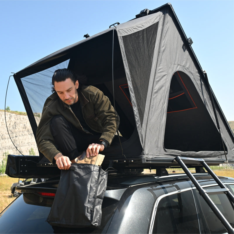 Load image into Gallery viewer, KingCamp ENDLESS 8 Rooftop Tent – 3‑Second Set‑Up, Ultra‑Thin 8cm Hard Shell, Waterproof &amp; Lightweight for SUV/Truck Overlanding
