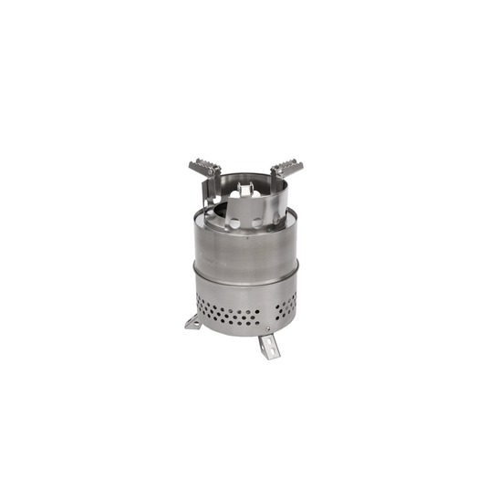 KingCamp FIREWOOD S Mini Folding Wood Stove, Ultralight Stainless Steel Camp Stove for Solo Camping, Hiking & Outdoor Cooking